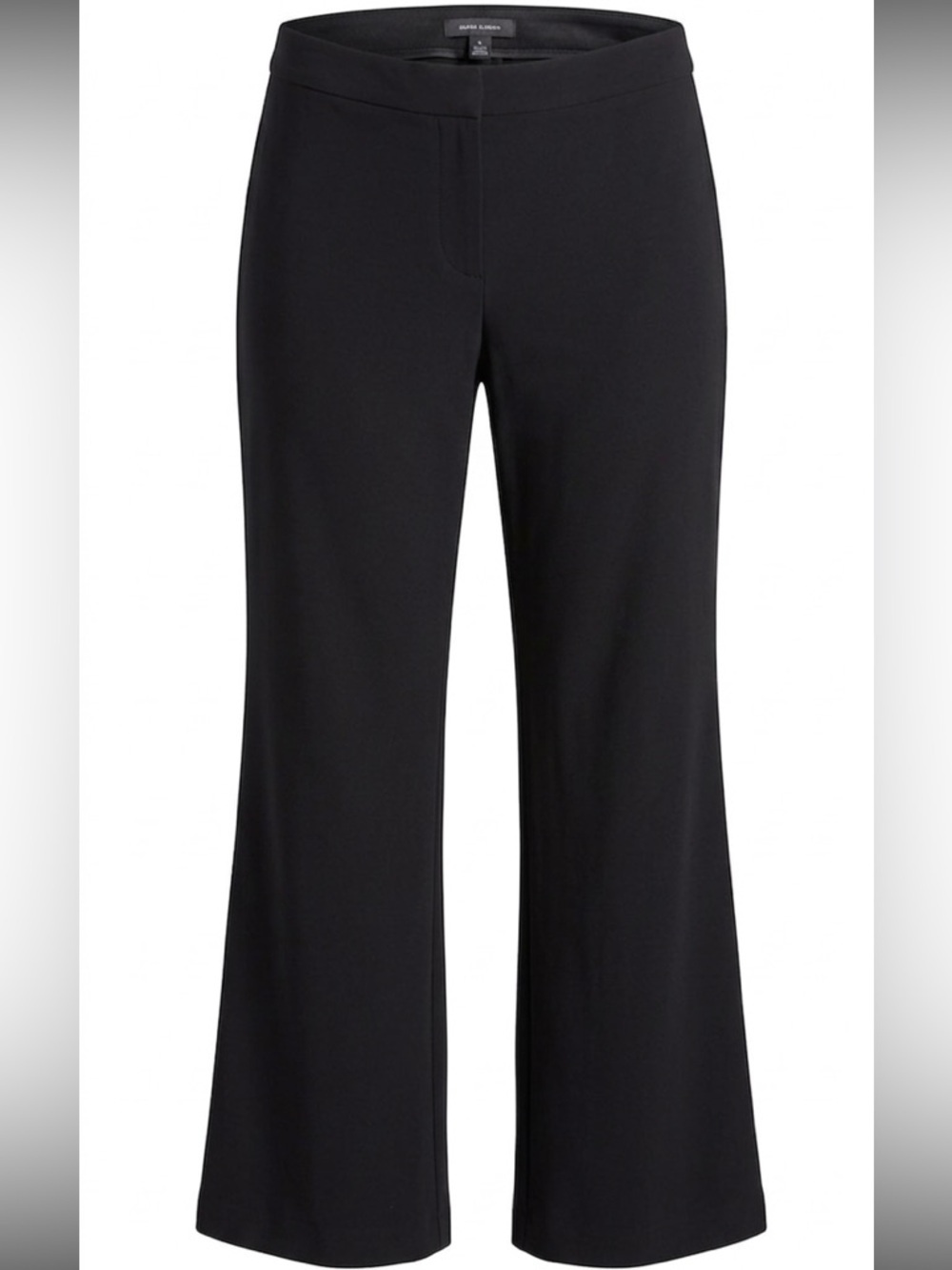 ING Black Pull On Bootcut Dress Pants 1X | Stretch Career Work Office